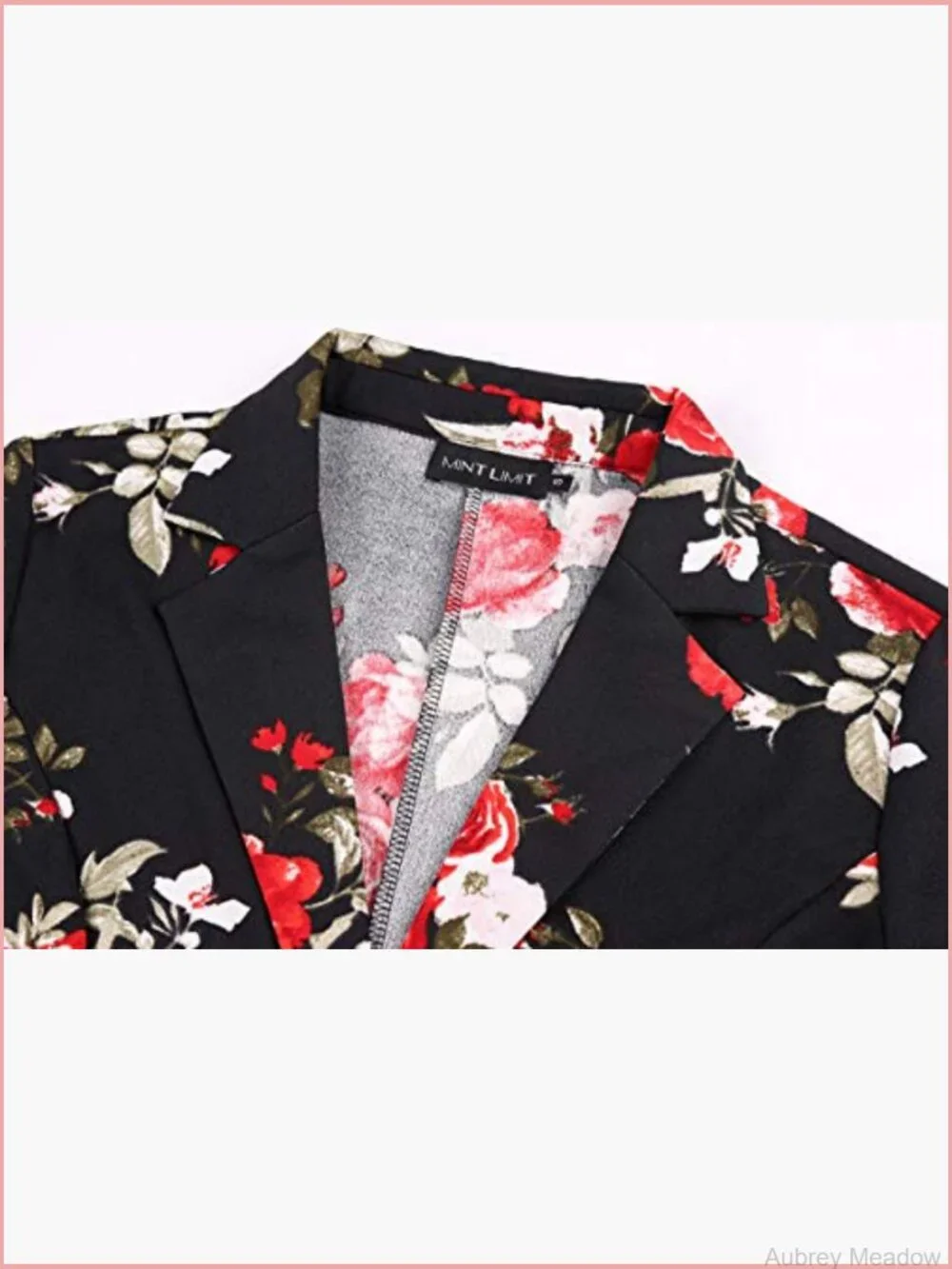 3/4 Ruched Sleeve Blazer Button Front Office Jacket Suit Pockets